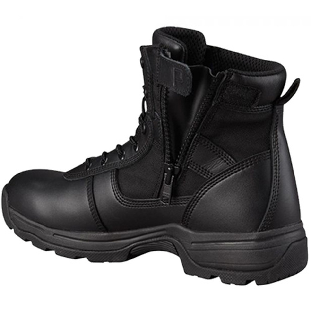 Propper Series 100® F4506 6 inch Side Zip Tactical Boot with zipper guard,  Men's/Women's, Uniform/Casual, Regular and Wide Width, Oil and Slip  Resistant, Triple Stitch Boot, Black